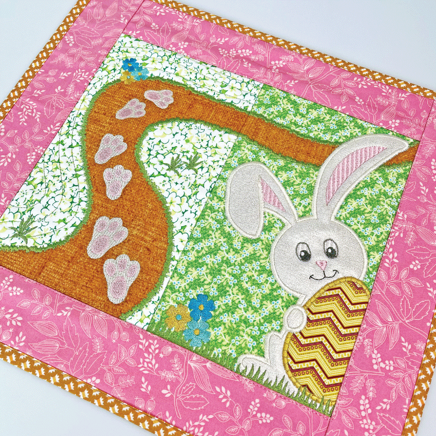 Easter Egg Hunt Placemat 5x7 6x10 7x12 - Sweet Pea Australia In the hoop machine embroidery designs. in the hoop project, in the hoop embroidery designs, craft in the hoop project, diy in the hoop project, diy craft in the hoop project, in the hoop embroidery patterns, design in the hoop patterns, embroidery designs for in the hoop embroidery projects, best in the hoop machine embroidery designs perfect for all hoops and embroidery machines