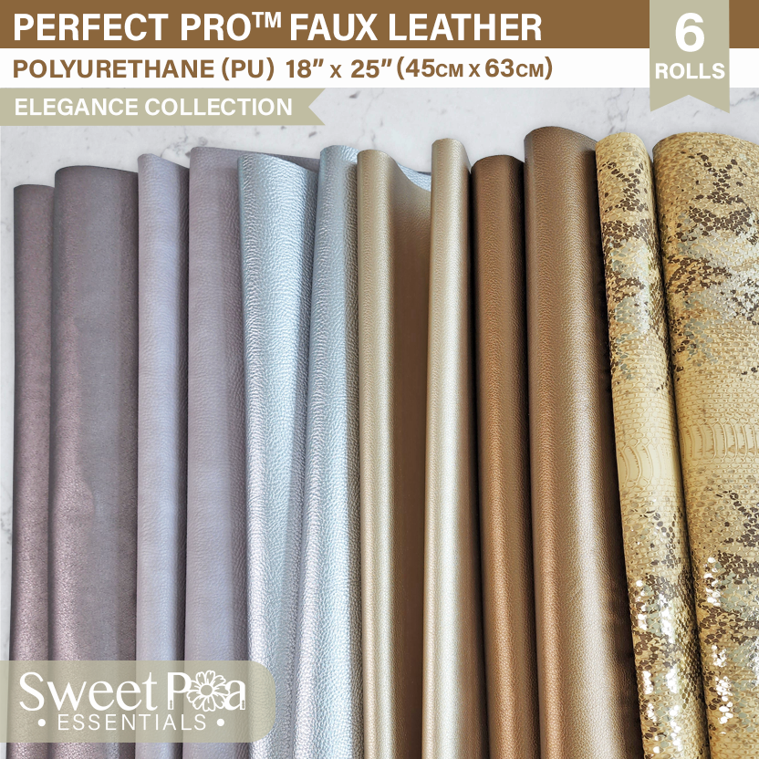 Perfect Pro™ Faux Leather - Elegance Collection In the hoop machine embroidery designs