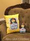 Babushka Cushion and Stuffie 5x7 6x10 8x8 9x12 - Sweet Pea