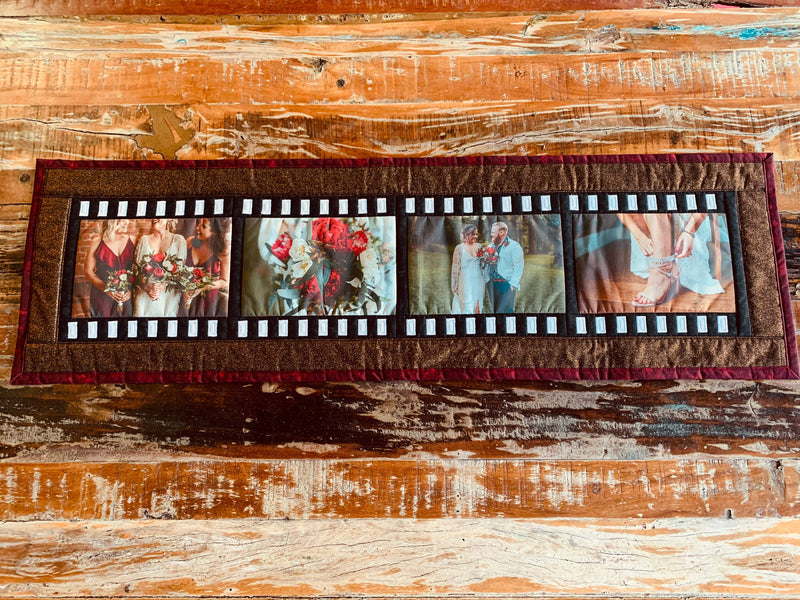Film Strip Table Runner 5x7 6x10 8x12