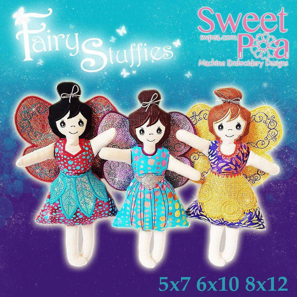 Stuffed Fairies 5x7 6x10 8x12 - Sweet Pea