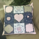 Botanical Love Cushion 4x4 5x5 6x6 7x7 - Sweet Pea
