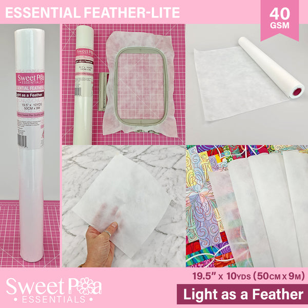 Essential Feather-Lite - Sweet Pea In The Hoop Machine Embroidery Design