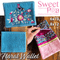 Floral Wallet and Passport Wallet 6x10 8x12 - Sweet Pea
