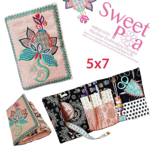 Flower Sewing Kit in the 5x7 hoop - Sweet Pea