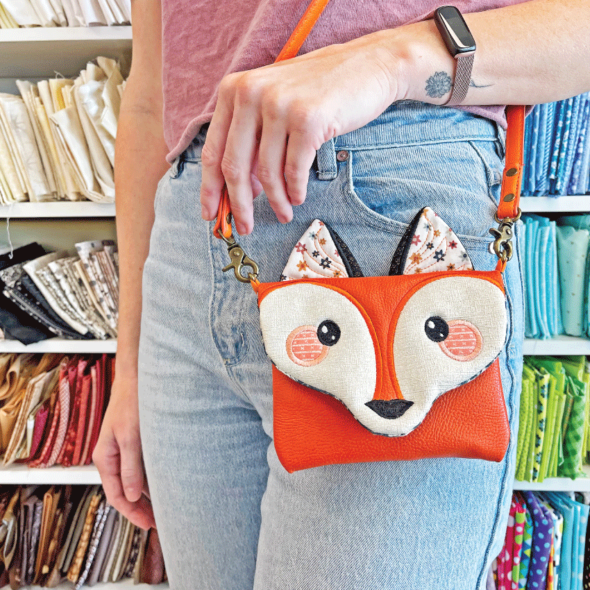 Fox Pouch Crossbody Bag