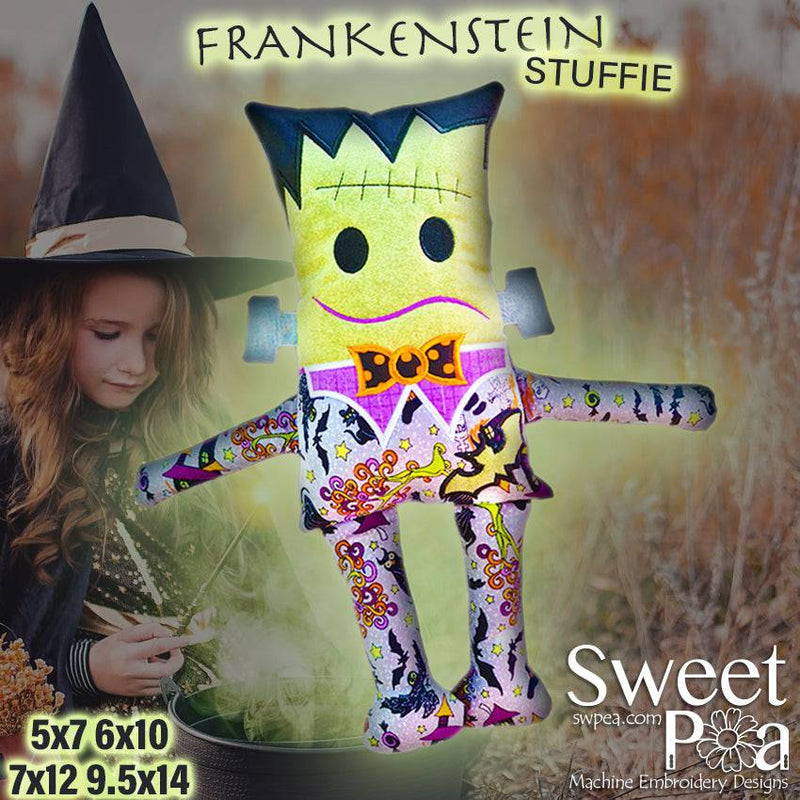 Frankenstein Stuffie 5x7 6x10 7x12 9.5x14 - Sweet Pea