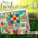 Mystery Garden BOM Sew Along Quilt Block 10 - Sweet Pea