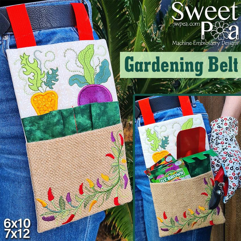 Gardening Belt 6x10 7x12 - Sweet Pea