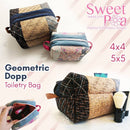 Geometric Dopp Toiletry Bag 4x4 5x5 - Sweet Pea
