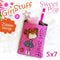 Girl Stuff Zipper Purse 5x7 - Sweet Pea