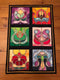 Stained Glass Blocks and Runner/Hanger 4x4 5x5 6x6 - Sweet Pea