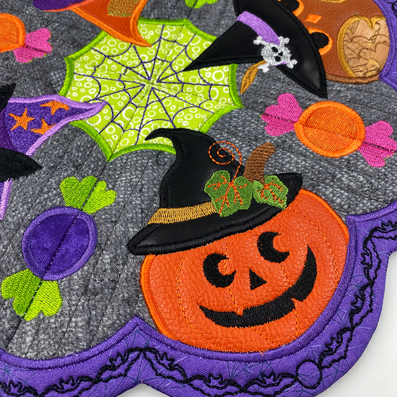 Halloween Friends Table Topper ITH Design - Sweet Pea