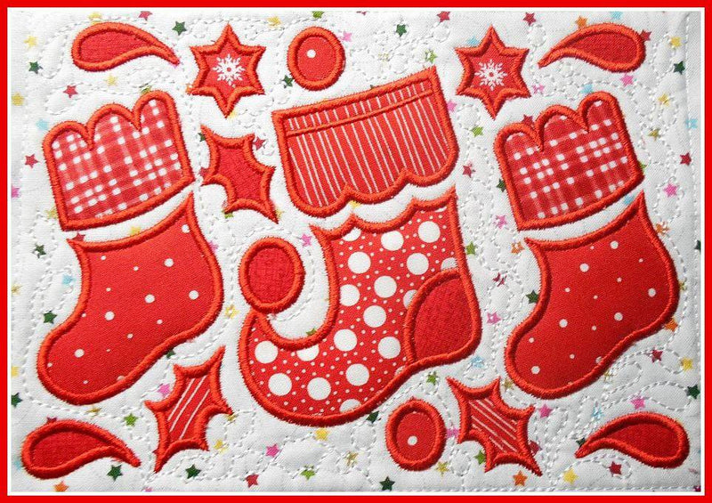 BOW Christmas Wonder Mystery Quilt Block 10 - Sweet Pea