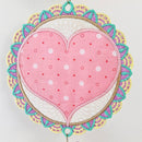LOVE Free Standing Lace Wall Hanger 4x4 5x7 6x10 7x12 - Sweet Pea
