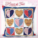Heart of Fold Cushion 4x4 5x5 6x6 - Sweet Pea
