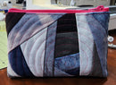Flip & Fold Jumble Purse 5x7 6x10 7x12 - Sweet Pea In The Hoop Machine Embroidery Design