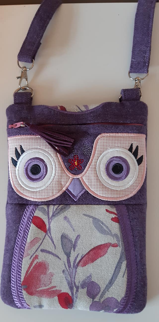 Owl Shoulder Bag 5x7 6x10 7x12 9.5x14 - Sweet Pea Australia In the hoop machine embroidery designs. in the hoop project, in the hoop embroidery designs, craft in the hoop project, diy in the hoop project, diy craft in the hoop project, in the hoop embroidery patterns, design in the hoop patterns, embroidery designs for in the hoop embroidery projects, best in the hoop machine embroidery designs perfect for all hoops and embroidery machines