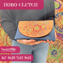 Hobo Clutch Bag 5x7 6x10 7x12 9x12 - Sweet Pea