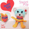 Huggie Bear Stuffie Stuffed Toy 5x7 6x10 - Sweet Pea