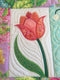 Spring Flowers Table Runner 5x7 6x10 8x12 | Sweet Pea.