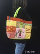 Crazy for sewing tote bag 6x10 | Sweet Pea.
