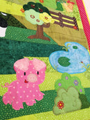Farm Animals (Floating) Quilt 5x7 - Sweet Pea