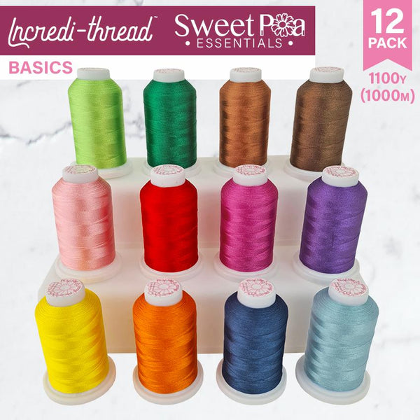 Incredi-thread™ 1000M/1100YDS 12 Pack - Retro