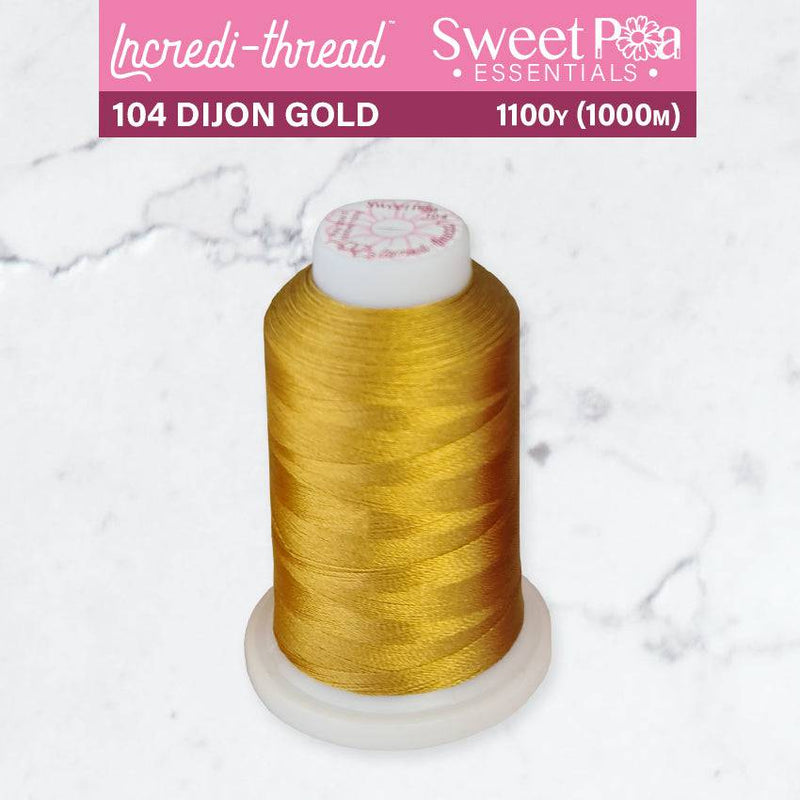 Incredi-Thread™ Spool  - 104 DIJON GOLD - Sweet Pea