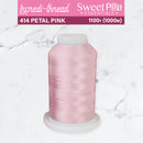 Incredi-Thread™ Spool  - 414 PETAL PINK - Sweet Pea In The Hoop Machine Embroidery Design