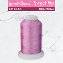 Incredi-Thread™ Spool  - 451 LILAC - Sweet Pea In The Hoop Machine Embroidery Design