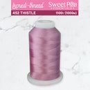 Incredi-Thread™ Spool  - 452 THISTLE - Sweet Pea In The Hoop Machine Embroidery Design