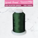 Incredi-Thread™ Spool  - 604 HUNTER GREEN - Sweet Pea In The Hoop Machine Embroidery Design