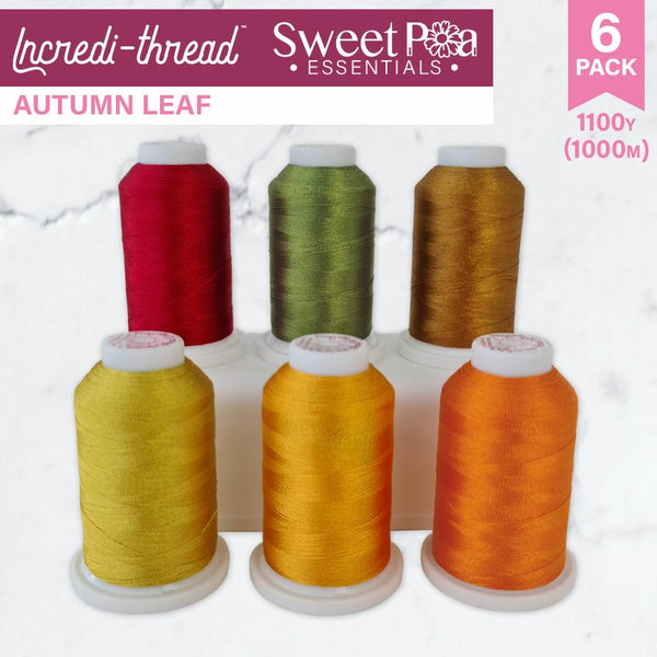 Incredi-thread™ 1000M/1100YDS 6 Pack - Autumn Leaf | Sweet Pea.