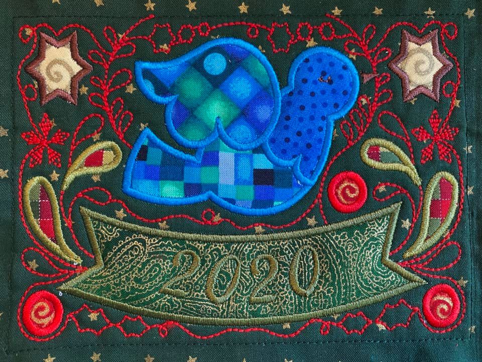 BOW Christmas Wonder Mystery Quilt Block 12 - Sweet Pea Australia In the hoop machine embroidery designs. in the hoop project, in the hoop embroidery designs, craft in the hoop project, diy in the hoop project, diy craft in the hoop project, in the hoop embroidery patterns, design in the hoop patterns, embroidery designs for in the hoop embroidery projects, best in the hoop machine embroidery designs perfect for all hoops and embroidery machines