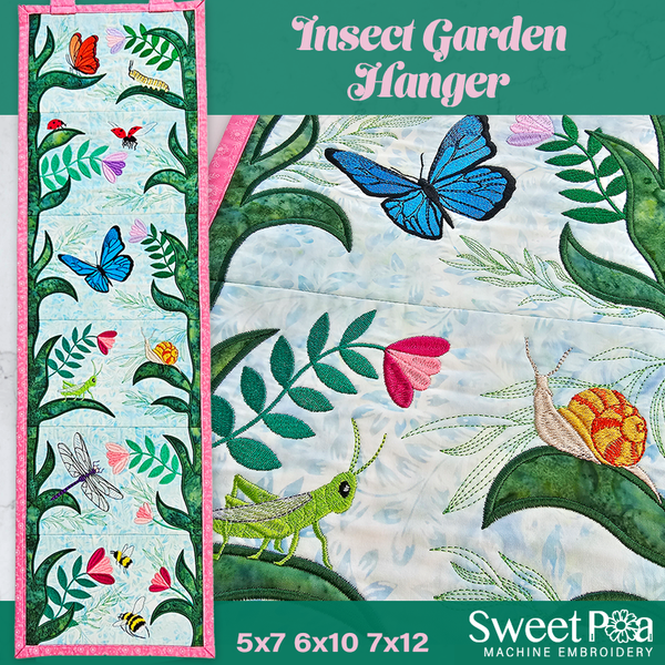 Insect Garden Hanger design with sizes