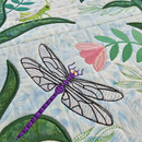 Insect Garden Hanger dragonfly block close up