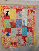 Fairy Silhouette Blocks and Quilt 5x7 6x10 - Sweet Pea