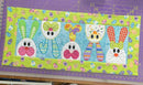 Easter Bunny Table Runner 5x7 6x10 8x12 - Sweet Pea