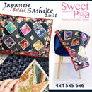 Japanese Folded Sashiko Quilt 4x4 5x5 6x6 - Sweet Pea