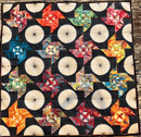 3D Japanese Pinwheel Quilt 5x5 6x6 7x7 8x8 - Sweet Pea