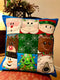 Festive Faces Blocks and Quilt 4x4 5x5 6x6 and 7x7 - Sweet Pea