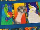 Australian Birds Table Runner 5x7 6x10 7x12 - Sweet Pea In The Hoop Machine Embroidery Design