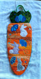 Carrot Wall Hanging/Table Runner 5x7 6x10 7x12 - Sweet Pea