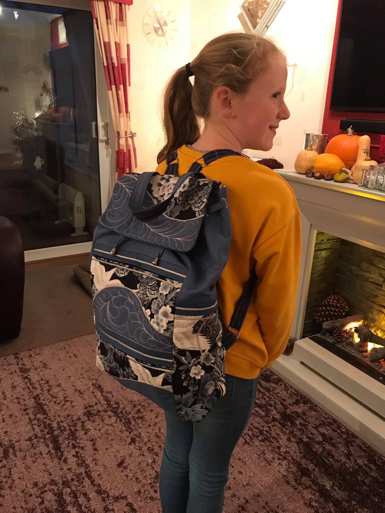 Appliqué backpack Collin buy