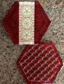 Mystery Japanese Hexagon Quilt BOM Block 11 - Sweet Pea