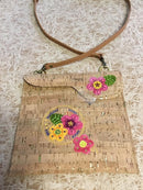 Flower luggage tags and Zipper Purse 4x4 5x5 6x6 - Sweet Pea