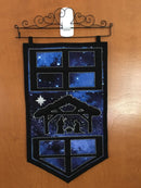 Nativity Silhouette Table Runner or Wall Hanging 6x10 7x12 9.5x14 - Sweet Pea