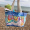 Beach Bag 6x10 7x12 - Sweet Pea