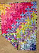 Jigsaw Block and Quilt 4x4 5x5 6x6 7x7 - Sweet Pea